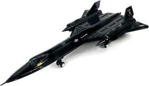 General Jim's SR-71 Blackbird Building Set – 183-Piece Military Model for Aviation Enthusiasts, 17.2" Display, Compatible with Major Brands, Authentic Decals, Perfect for Teen & Adult Collectors