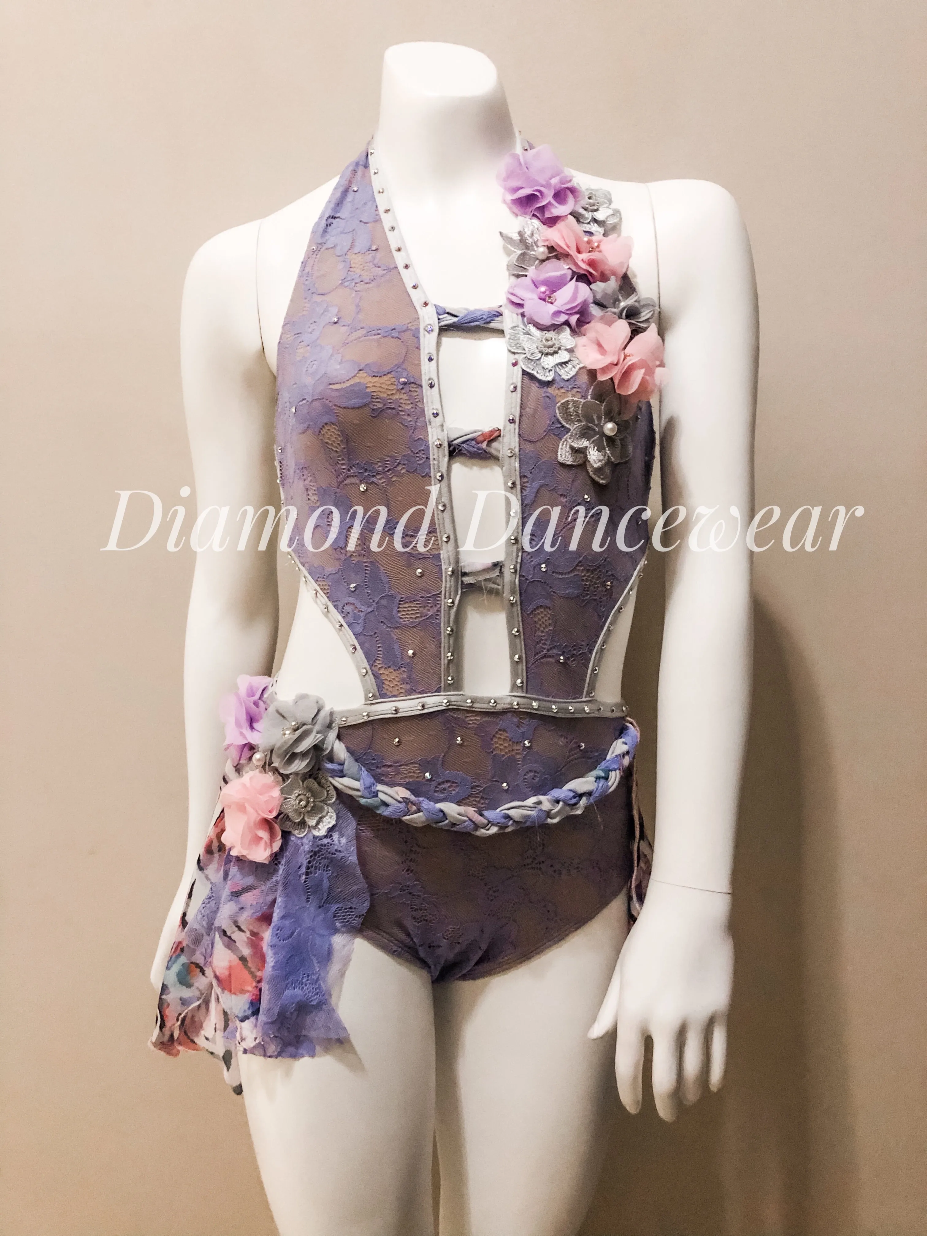 Girls 10 - Pastel Lyrical Dance Costume - In Stock