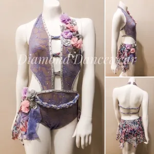 Girls 10 - Pastel Lyrical Dance Costume - In Stock