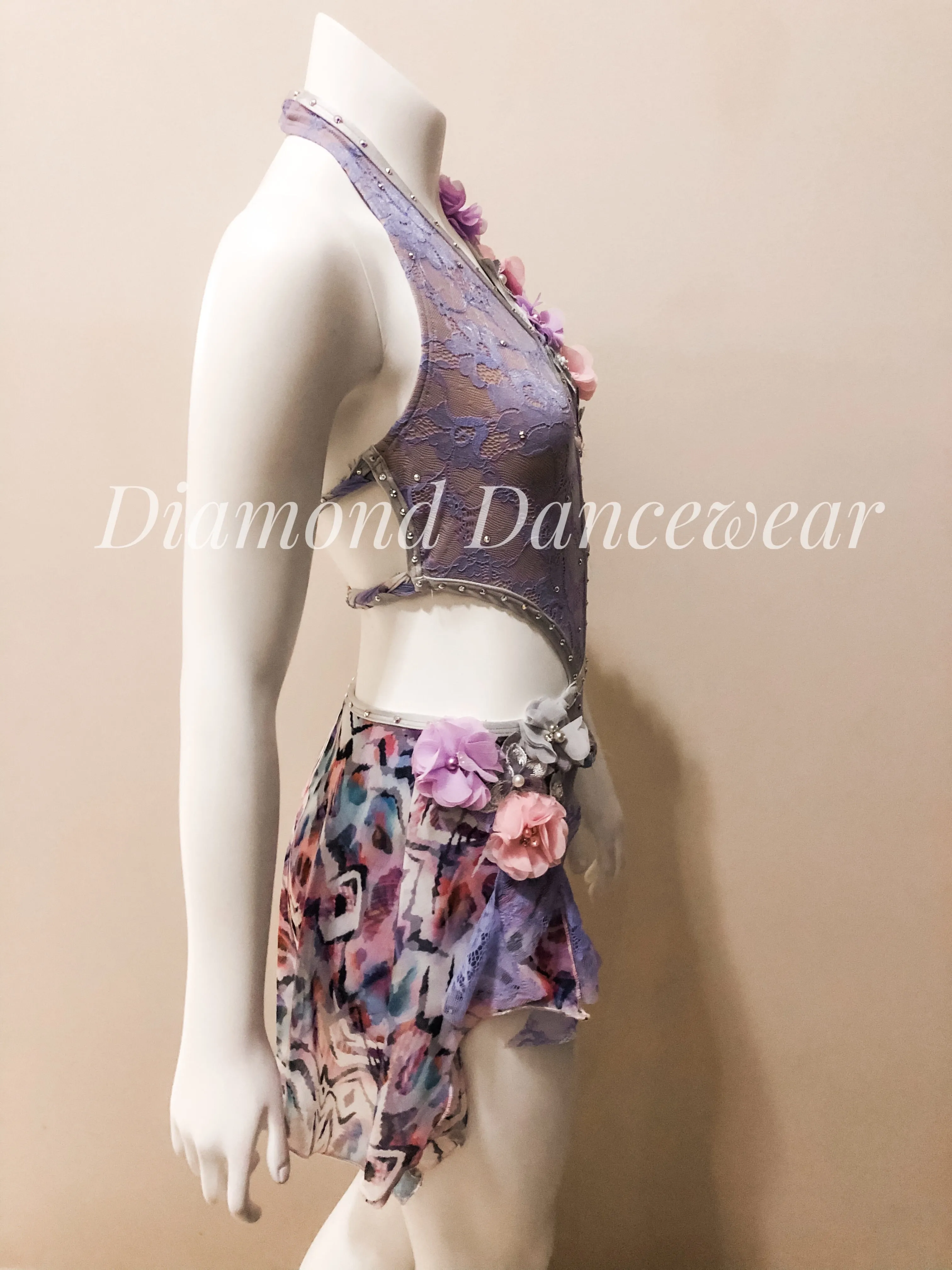Girls 10 - Pastel Lyrical Dance Costume - In Stock