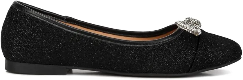 Gizeh Women Rhinestone Embellished Ballerinas