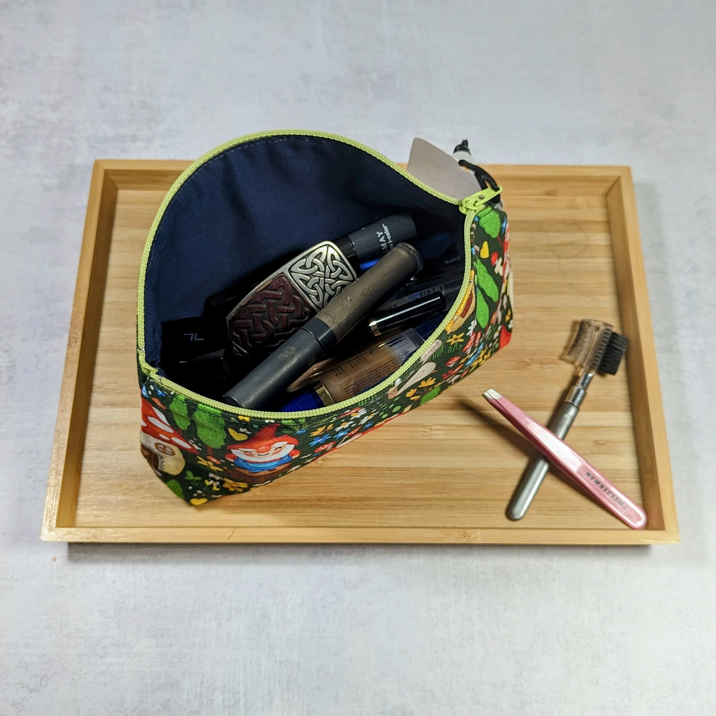 Gnome Garden Fermata Makeup and Misc. Bag