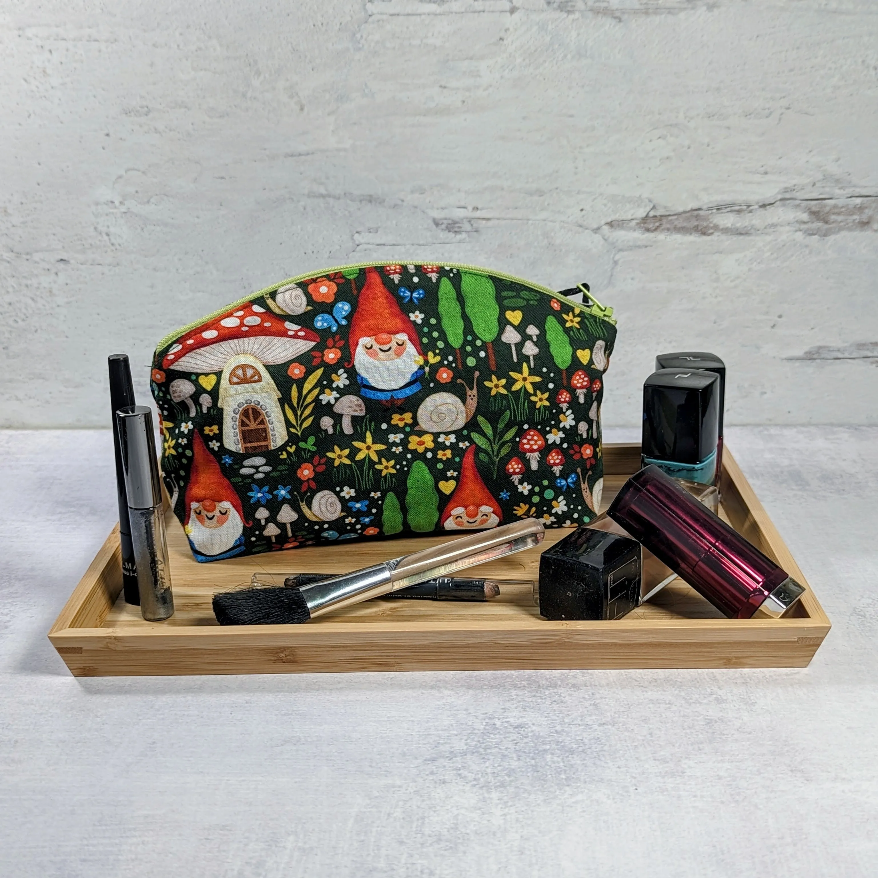 Gnome Garden Fermata Makeup and Misc. Bag