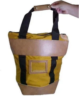 Gold Courier Bag - Locking - Security Mail Bag 15W x 16H x 7D
