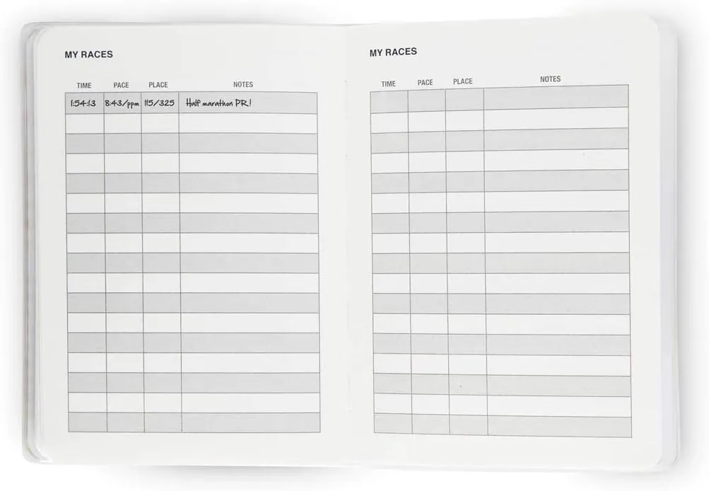 Gone For a Run Day-by-day Run Planner | Running Journals | Sleep, Run, Repeat