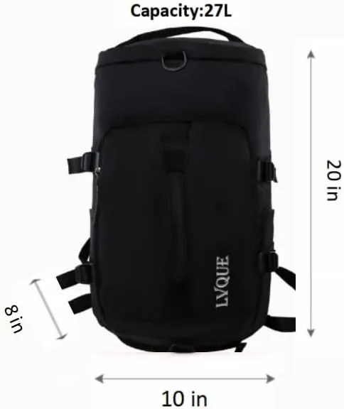 Gym Bag for Men Women with Shoe and Wet Compartment, 27L Sports Duffle Bags for Travel Swimming Fitness and Workout