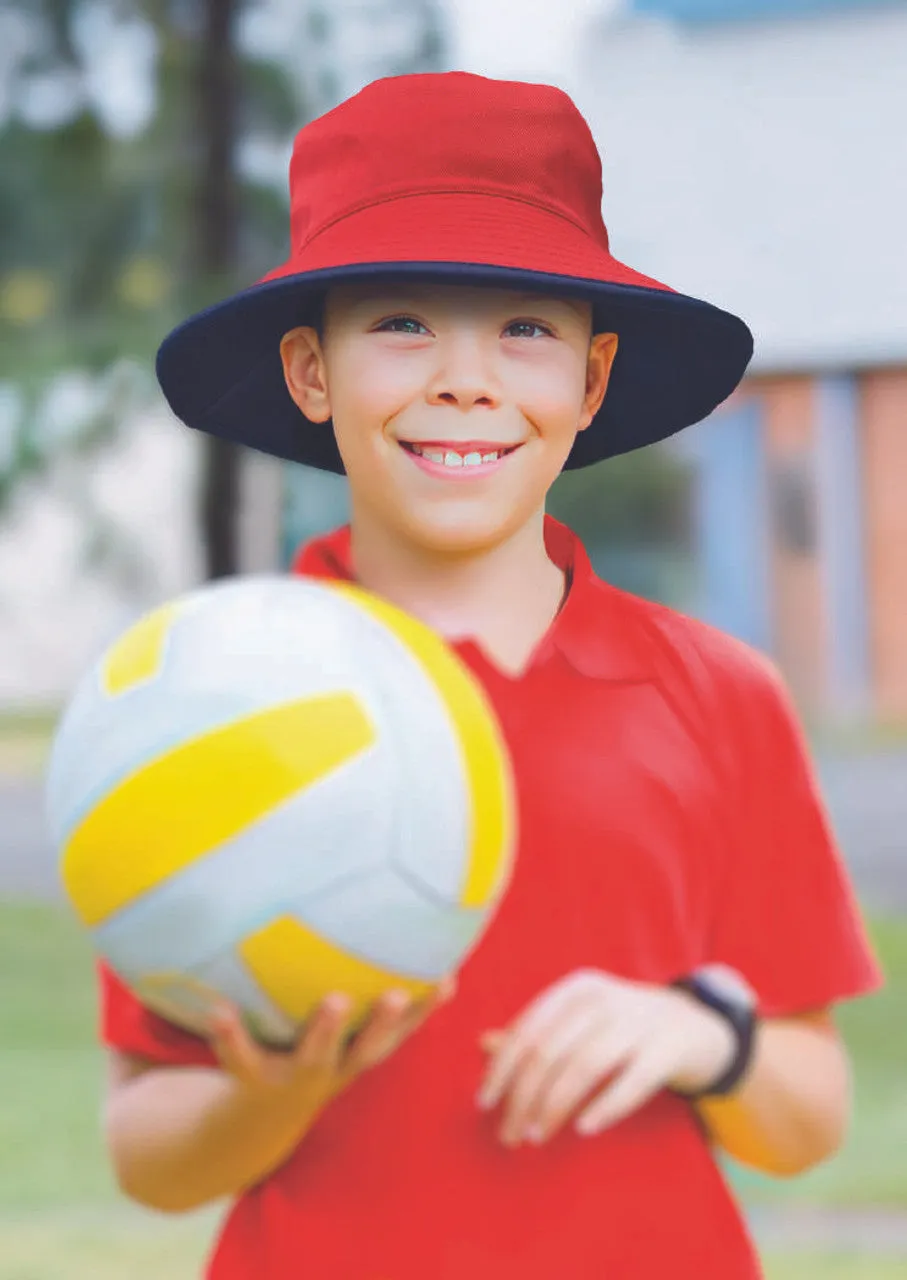 Headwear Reversible Breathable Poly Twill Bucket Hat (3935)