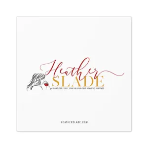 Heather Slade Logo Square Stickers
