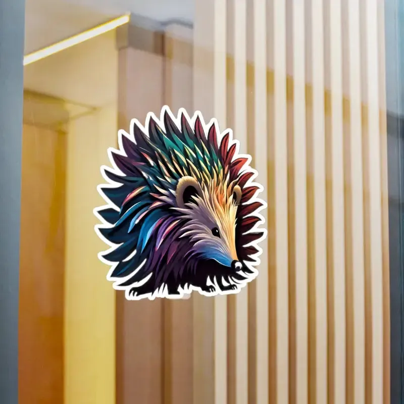 Hedgehog Kiss Cut Vinyl Decals for Chic Decor