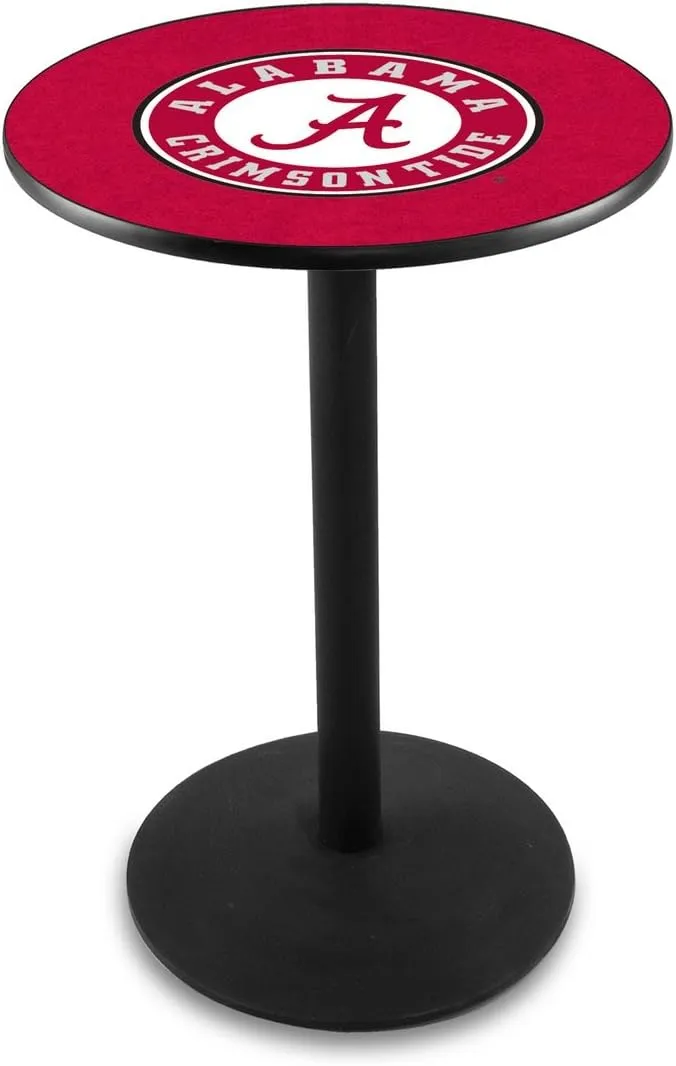 Holland Bar Stool Co. L214-42" Black Wrinkle Alabama Pub Table