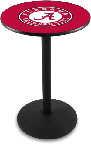 Holland Bar Stool Co. L214-42" Black Wrinkle Alabama Pub Table