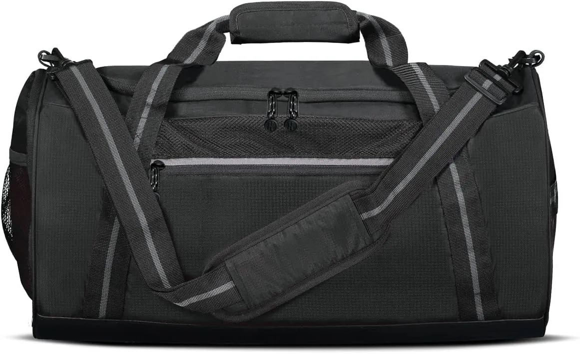 Holloway Sportswear Rivalry Duffel Bag OS Black/Black