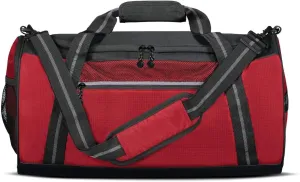 Holloway Sportswear Rivalry Duffel Bag OS Scarlet/Black