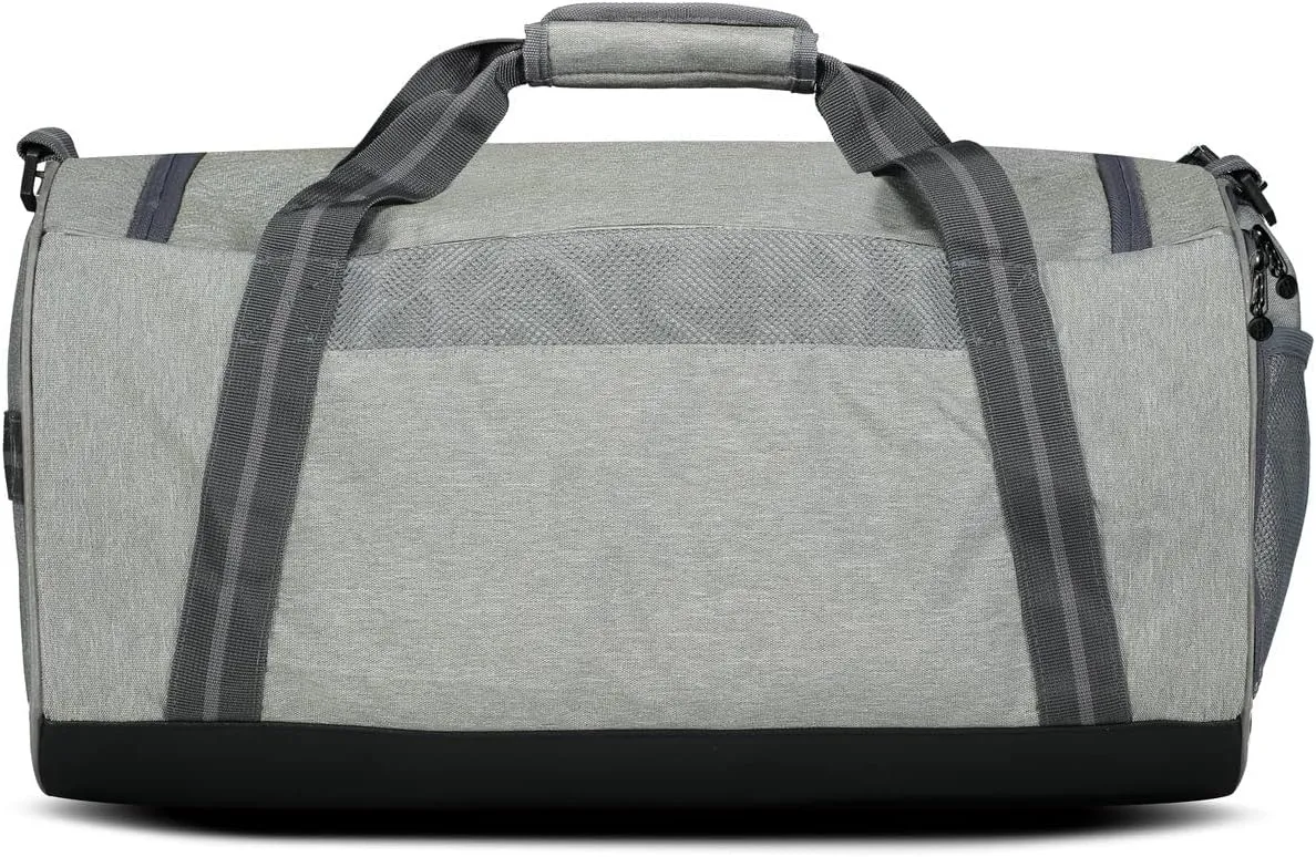Holloway Sportswear Rivalry Duffel Bag OS Silver Heather/Carbon