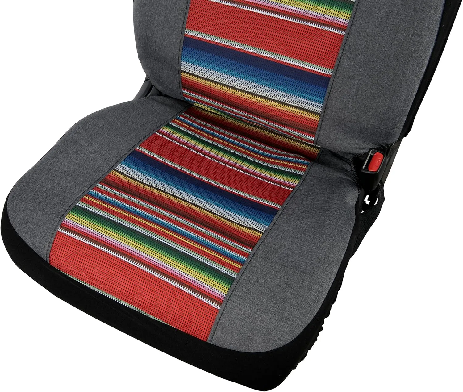 Hooey Low Back Seat Cover, Durable Bucket Seat Protection, Easy to Install Seat Covers for Car, Truck, Van, SUV, Rockstar (Serape Tijuana)
