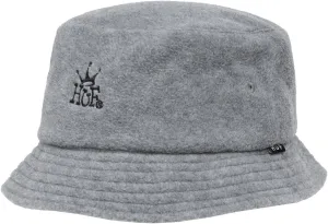 HUF Crown Polar Fleece Bucket Hat - Steel Grey