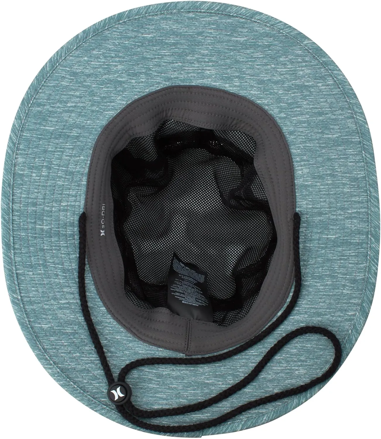Hurley Mens' Hats - UPF 50  Phantom Getaway Boonie Sun Hat with Chin Strap Cord