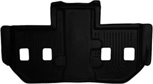 Husky Liners Weatherbeater Floor Mats | Fits 2011-2014 Cadillac Escalade ESV, Chevrolet Suburban, GMC Yukon XL 1500; 2011-2013 Suburban, Yukon XL 2500 w/2nd Row Bucket | 3rd Row, 1-pc Black - 19261