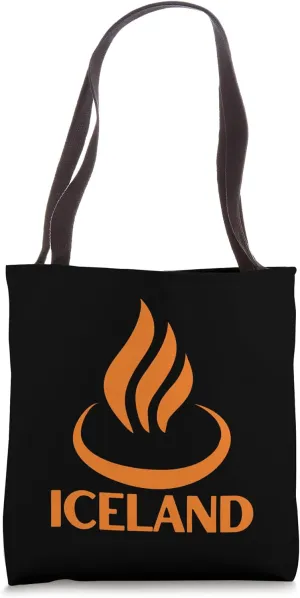 Icelandic Volcano & Geyser Iceland Tops, Tees & Accessories Tote Bag