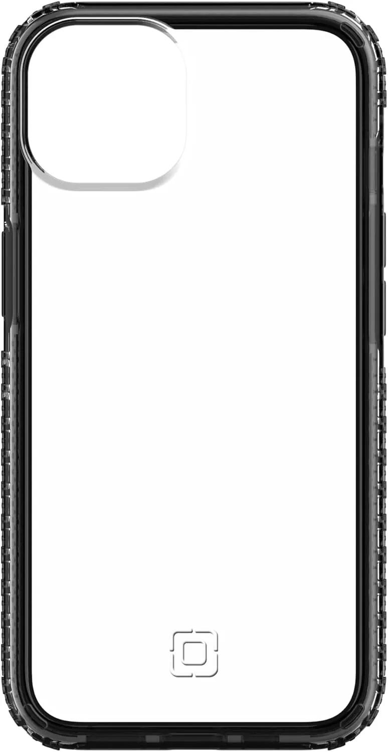 Incipio Grip Case for iPhone 13 – Slim Shockproof Protective Case with Anti-Slip Texture, Scratch-Resistant Finish, 14ft Drop Protection, Wireless Charging Compatible Black/Clear