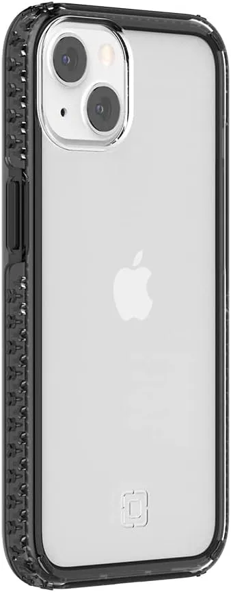 Incipio Grip Case for iPhone 13 – Slim Shockproof Protective Case with Anti-Slip Texture, Scratch-Resistant Finish, 14ft Drop Protection, Wireless Charging Compatible Black/Clear