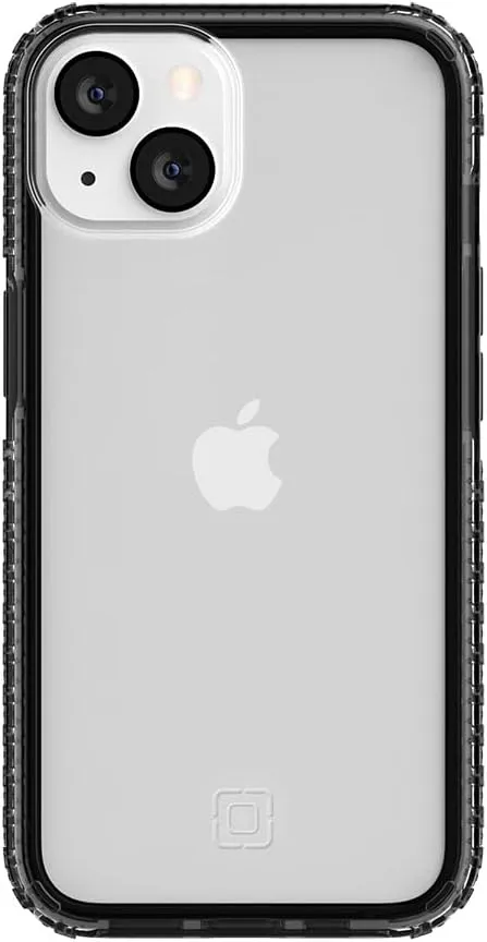 Incipio Grip Case for iPhone 13 – Slim Shockproof Protective Case with Anti-Slip Texture, Scratch-Resistant Finish, 14ft Drop Protection, Wireless Charging Compatible Black/Clear