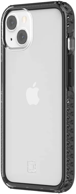 Incipio Grip Case for iPhone 13 – Slim Shockproof Protective Case with Anti-Slip Texture, Scratch-Resistant Finish, 14ft Drop Protection, Wireless Charging Compatible Black/Clear