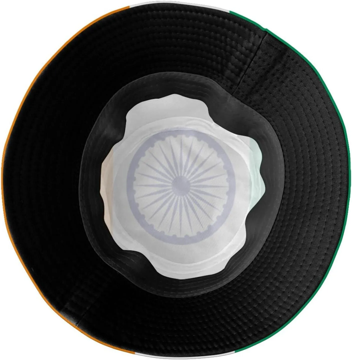 India Flag Indian Bucket Hat Packable Sun Protection Wide Brim Hats Outdoor Summer Travel Fisherman Hats for Men Women