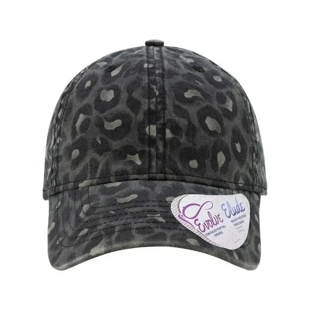Infinity Her Women's Garment-Washed Fashion Print Cap - Infinity Her HATTIE
