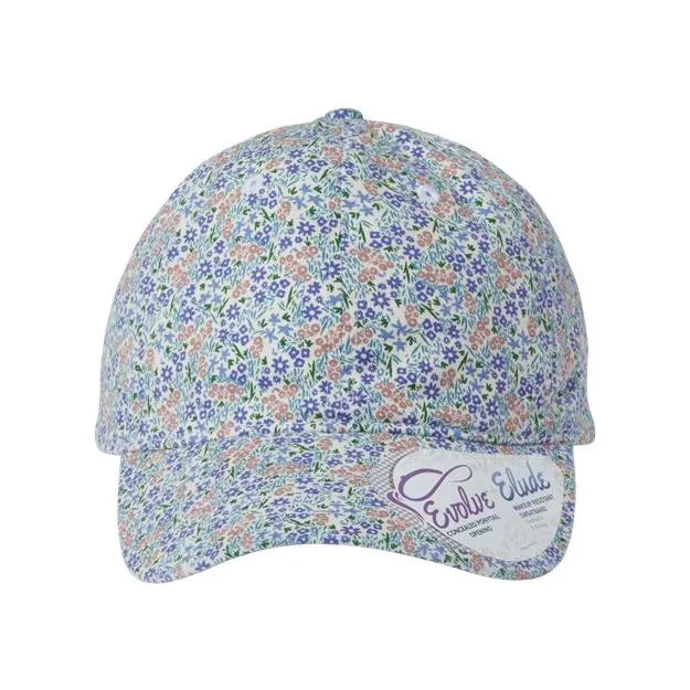 Infinity Her Women's Garment-Washed Fashion Print Cap - Infinity Her HATTIE