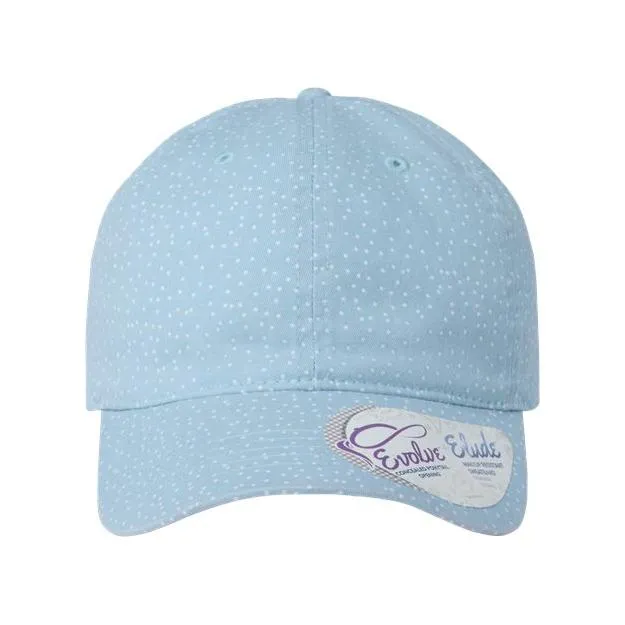 Infinity Her Women's Garment-Washed Fashion Print Cap - Infinity Her HATTIE