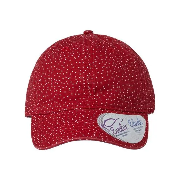 Infinity Her Women's Garment-Washed Fashion Print Cap - Infinity Her HATTIE