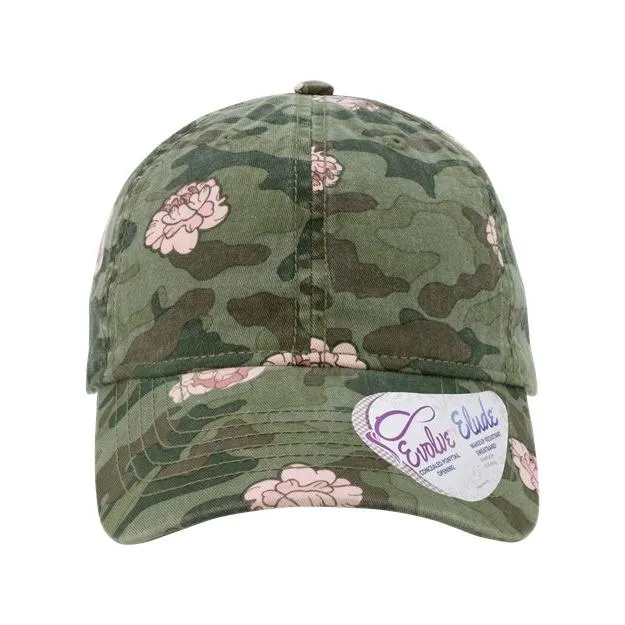 Infinity Her Women's Garment-Washed Fashion Print Cap - Infinity Her HATTIE