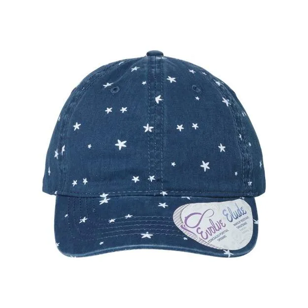 Infinity Her Women's Garment-Washed Fashion Print Cap - Infinity Her HATTIE