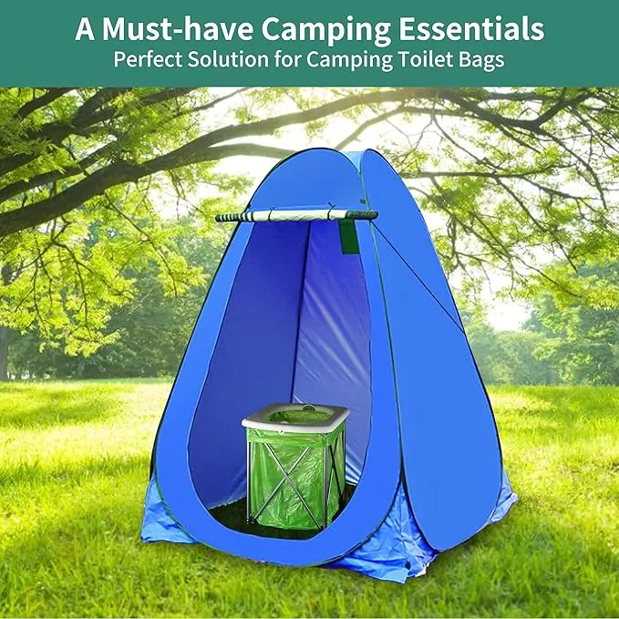 INSYOHO 20pc Porta Potty Chemicals, Poo gel for Portable Toilet, Camping Toilet Chemicals,Eco Absorbent Gel Liquid Waste Gelling Deodorizing Powder,Emergency Urine Absorber