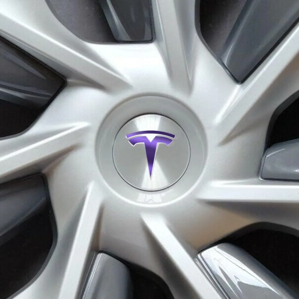IPG Compatible with Model Y Decal (8 Logo Set) Stickers Set Personalize Your Vehicle (Metallic Purple)