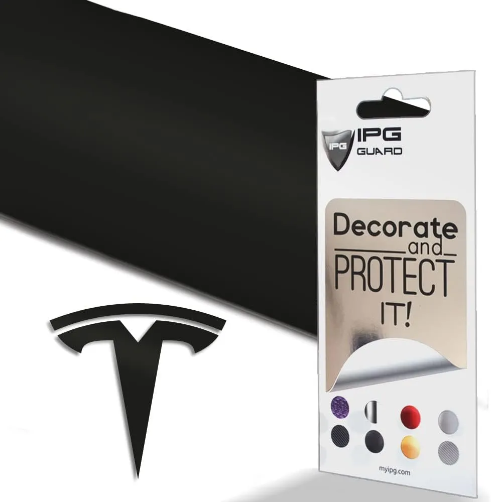 IPG Compatible with Tesla Model 3 Decal (9 Logo Set) Stickers Set Personalize Your Vehicle