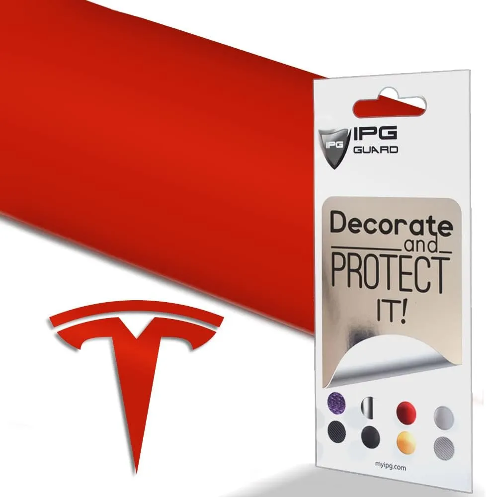 IPG Compatible with Tesla Model 3 Decal (9 Logo Set) Stickers Set Personalize Your Vehicle