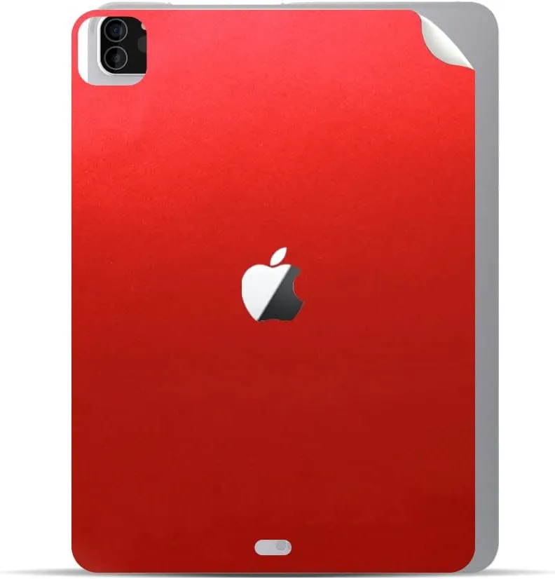 IPG Decal for IPAD Decorative Carbon Fiber Vinyl Back Protector Anti Scratch Skin Guard - 3D Surface - Bubble -Free Easy to Install (Red Pearl, iPad Pro (2nd Gen))