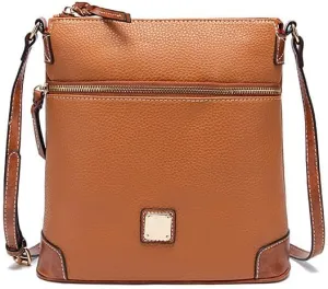 Irsutey Women ' Solid Color PU Zipper Single Shoulder Bucket Bag For Leisure Work Shopping