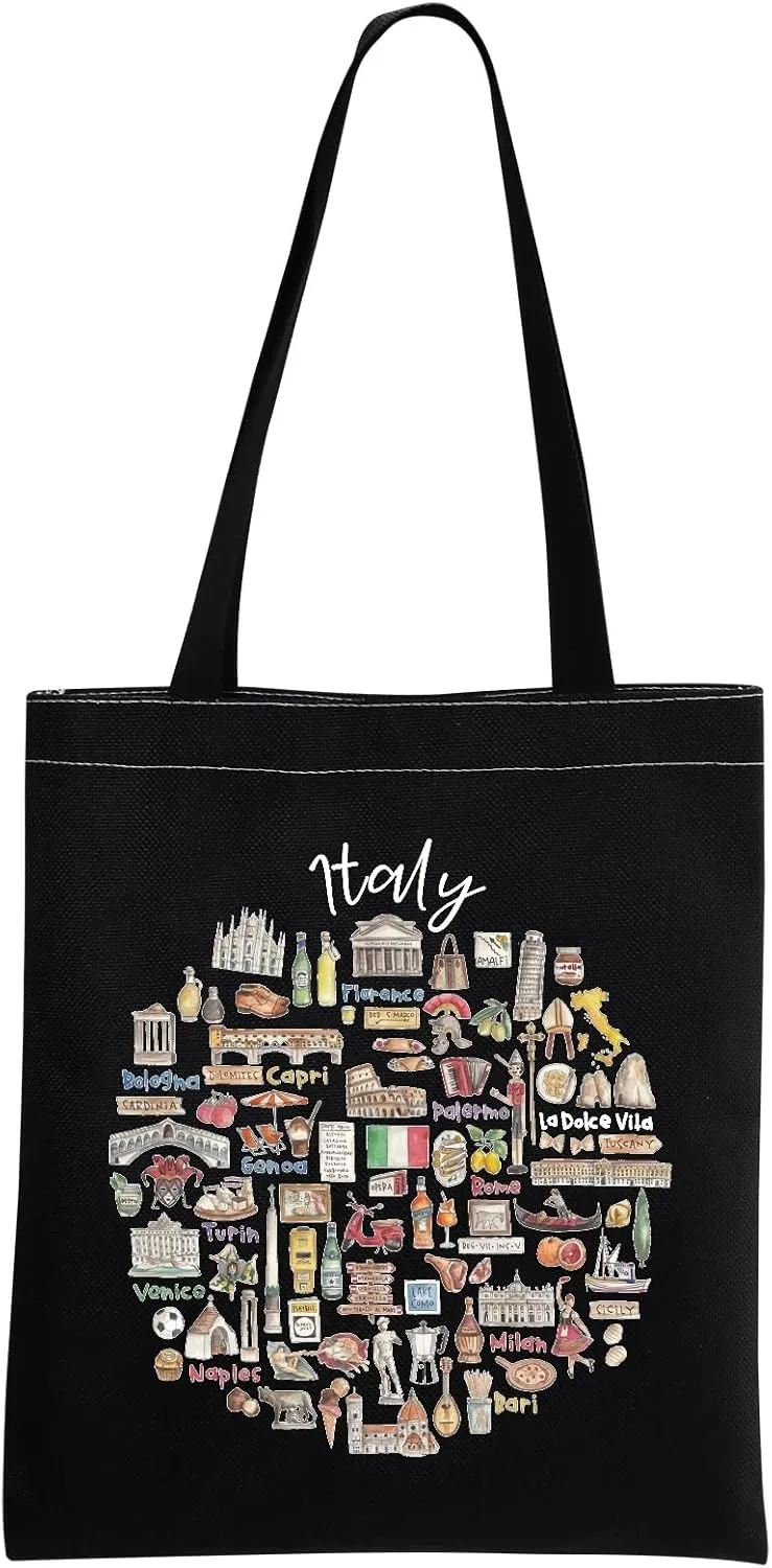 Italy Tote Bag - Travel Gift and Welcome to Italy Moving Gift