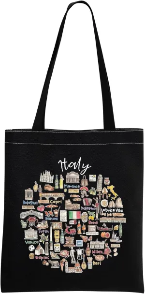 Italy Tote Bag - Travel Gift and Welcome to Italy Moving Gift