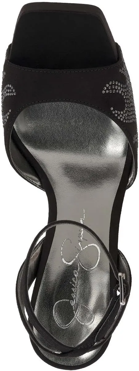 Jessica Simpson Womens Embellished Block Heels