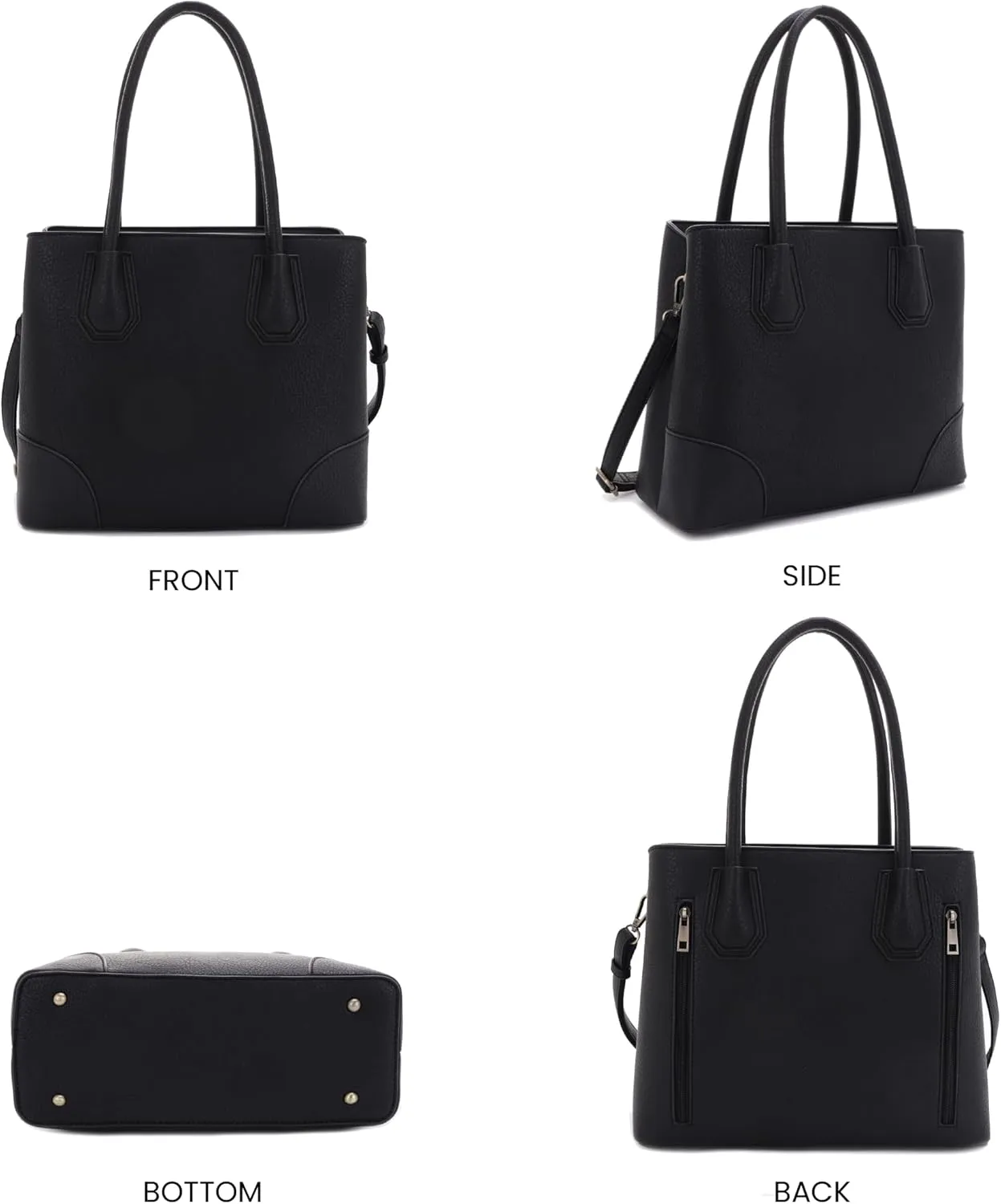 JESSIE & JAMES Concealed Carry Tote Bag Top Handle Satchel Purse