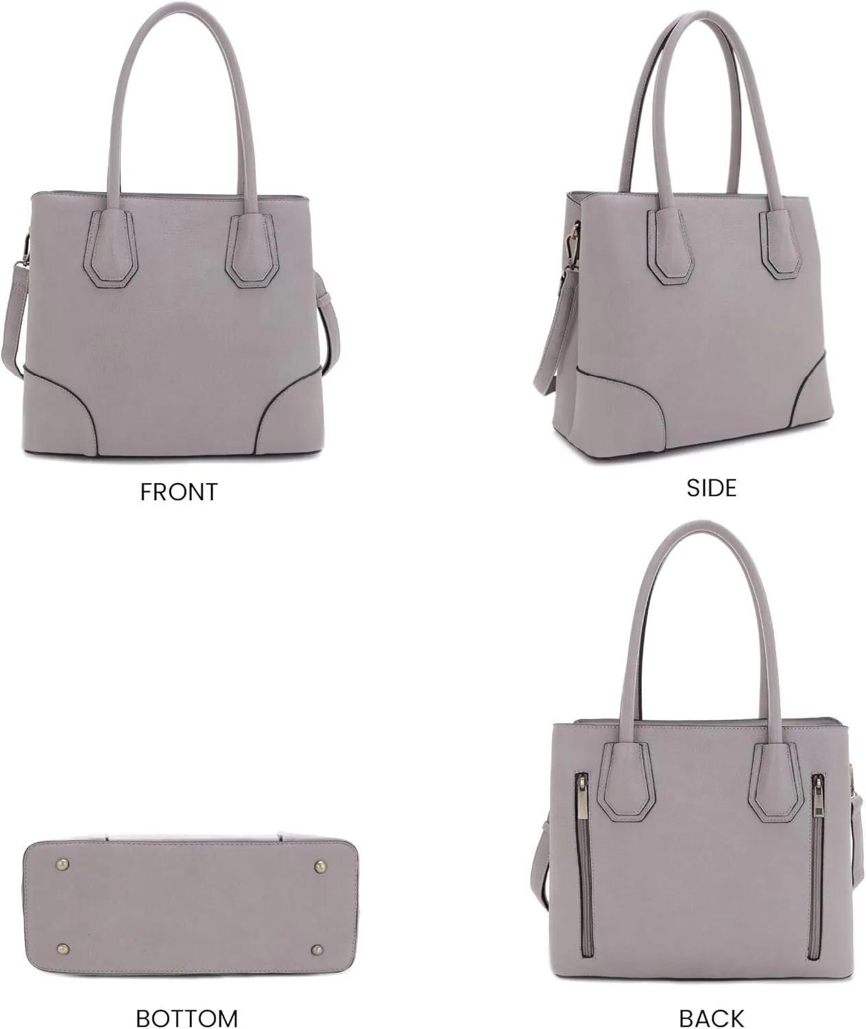 JESSIE & JAMES Concealed Carry Tote Bag Top Handle Satchel Purse