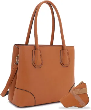 JESSIE & JAMES Concealed Carry Tote Bag Top Handle Satchel Purse