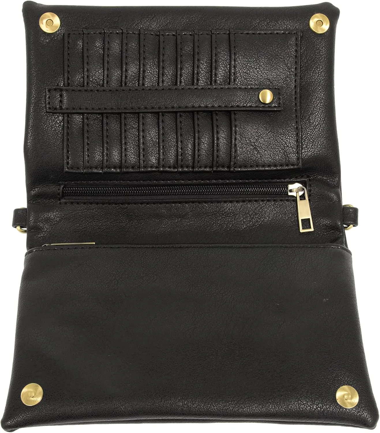 Joy Susan Multipocket Crossbody Bag: Kitty in Vegan