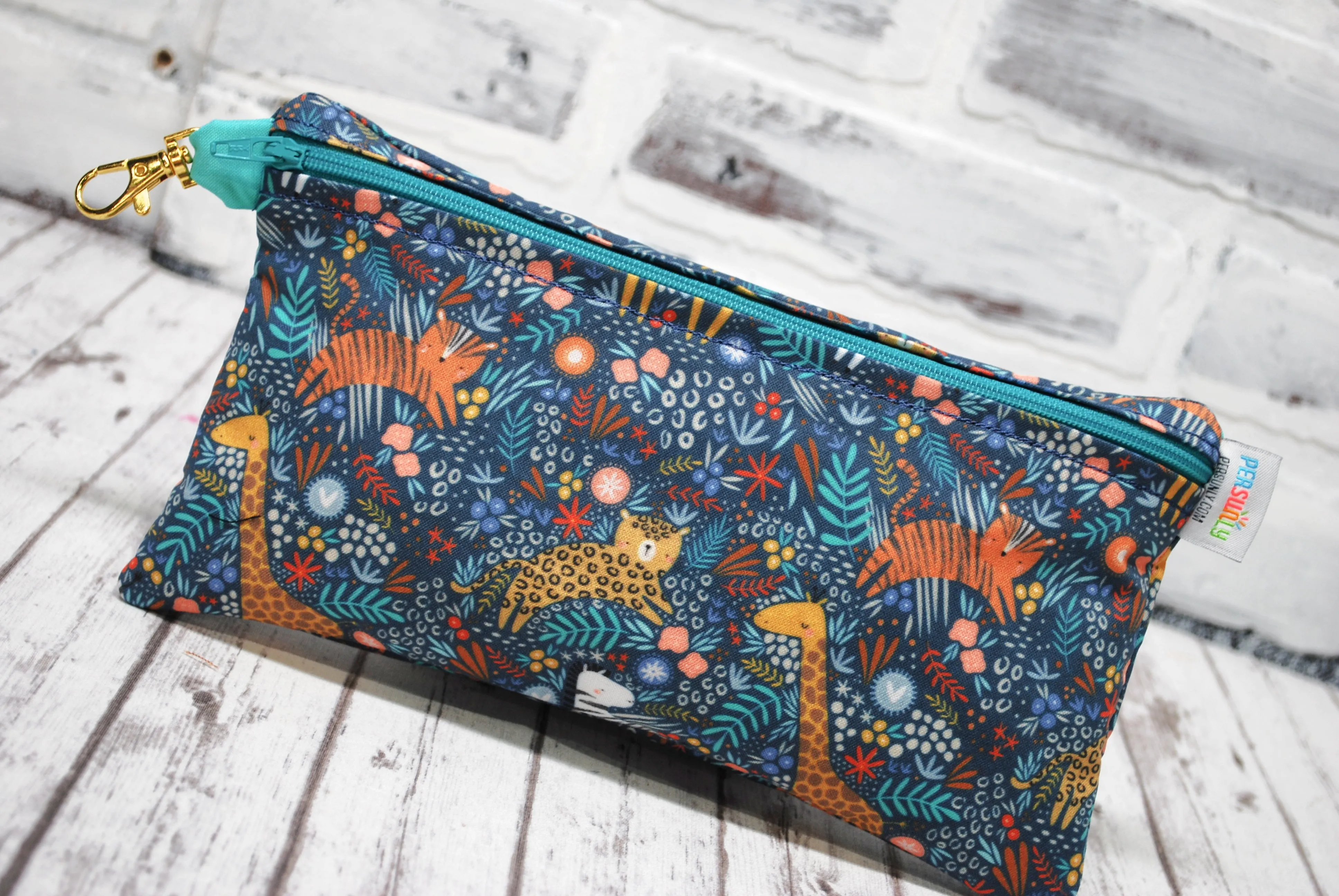 Jungle Flora Personalized Reusable Food Bag