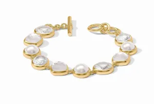 Kaleidoscope Tennis Bracelet | Iridescent Clear Crystal