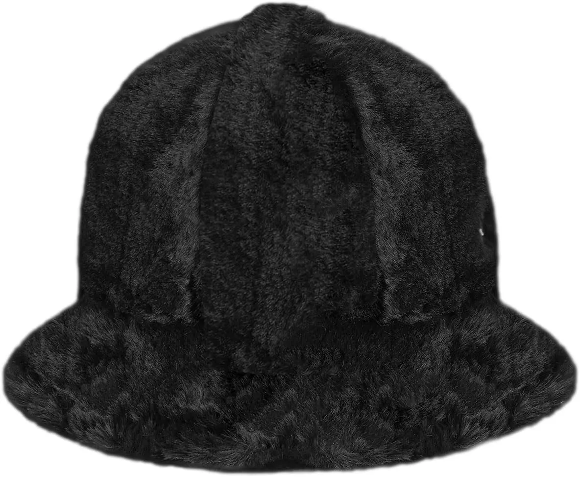 Kangol Faux Fur Casual Bucket Zebra White